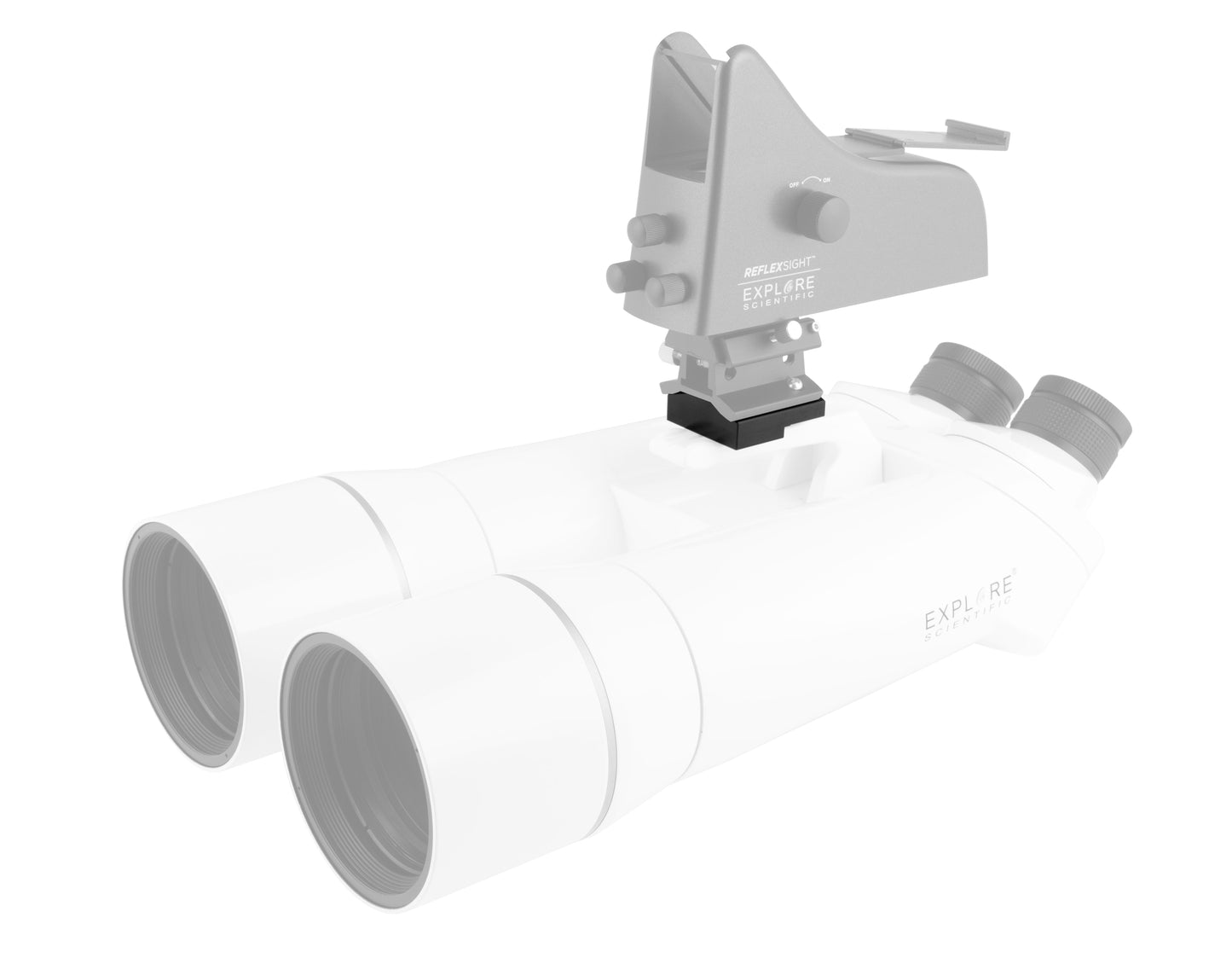 Explore Scientific Giant Binocular Finder Adapter (01-14BR) — Pairs with ES-FB2N1-00