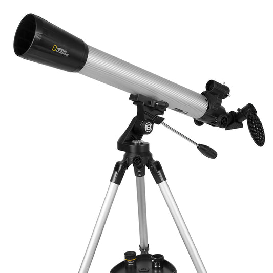 National Geographic 70mm Refractor Telescope 80-40071CF – Beginner Telescope with Adjustable Tripod & Smartphone Adapter