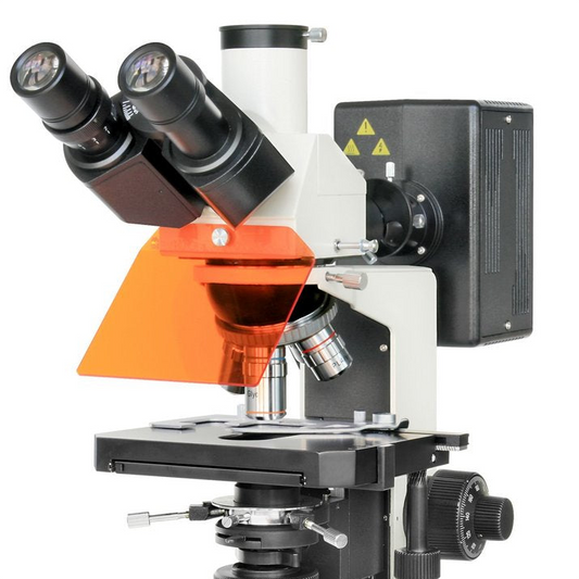 Bresser Science ADL 601 F Fluorescence Microscope 40x–1000x — Research-Grade Scope for Fluorescence and Transmitted Light Studies