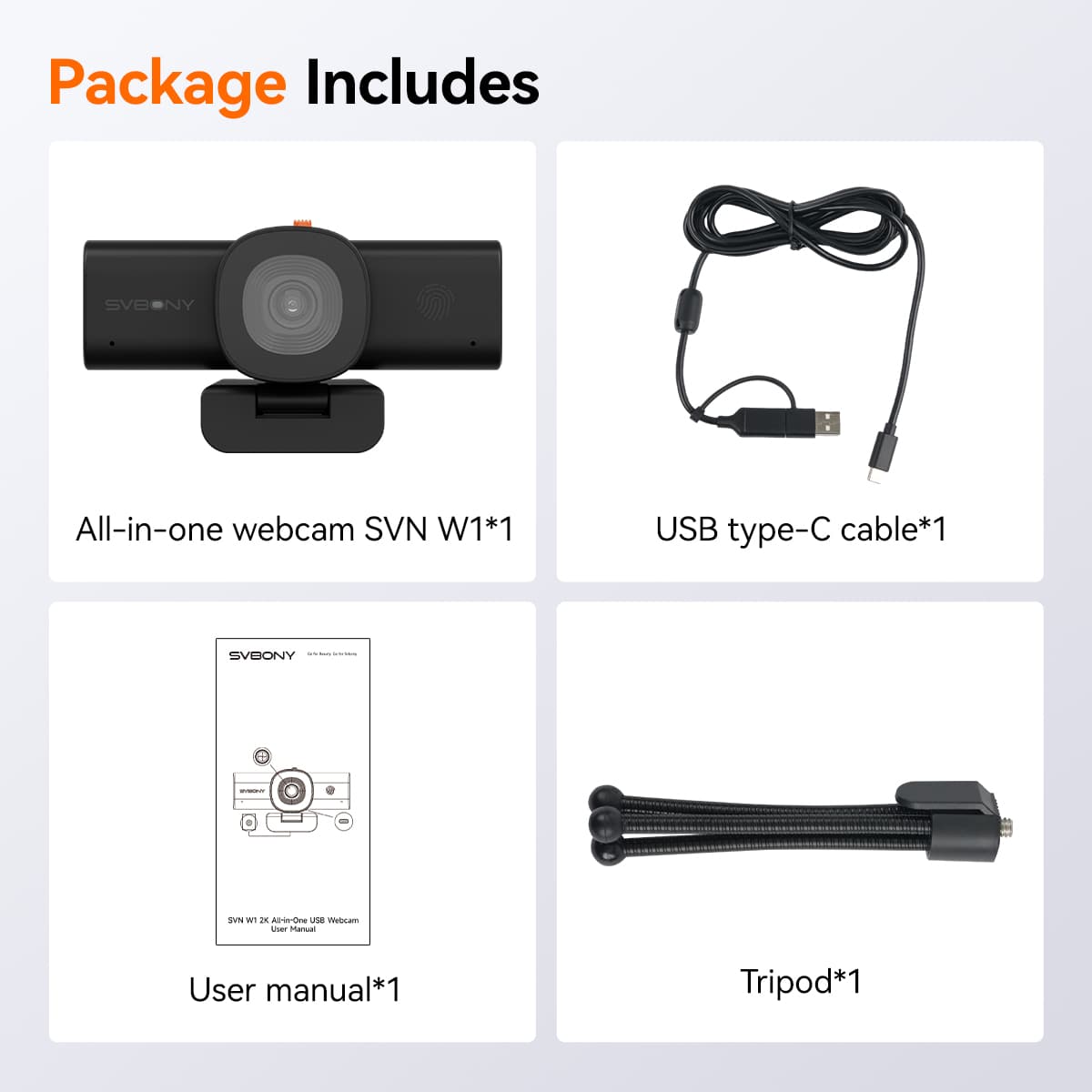 2K All-in-One Conference Camera SVBONY SVN W1