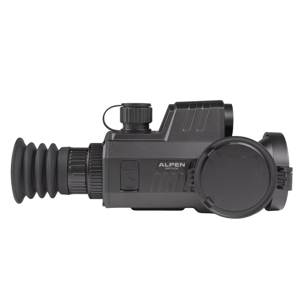 Alpen Apex LRF 50mm Thermal Scope mounted on rifle