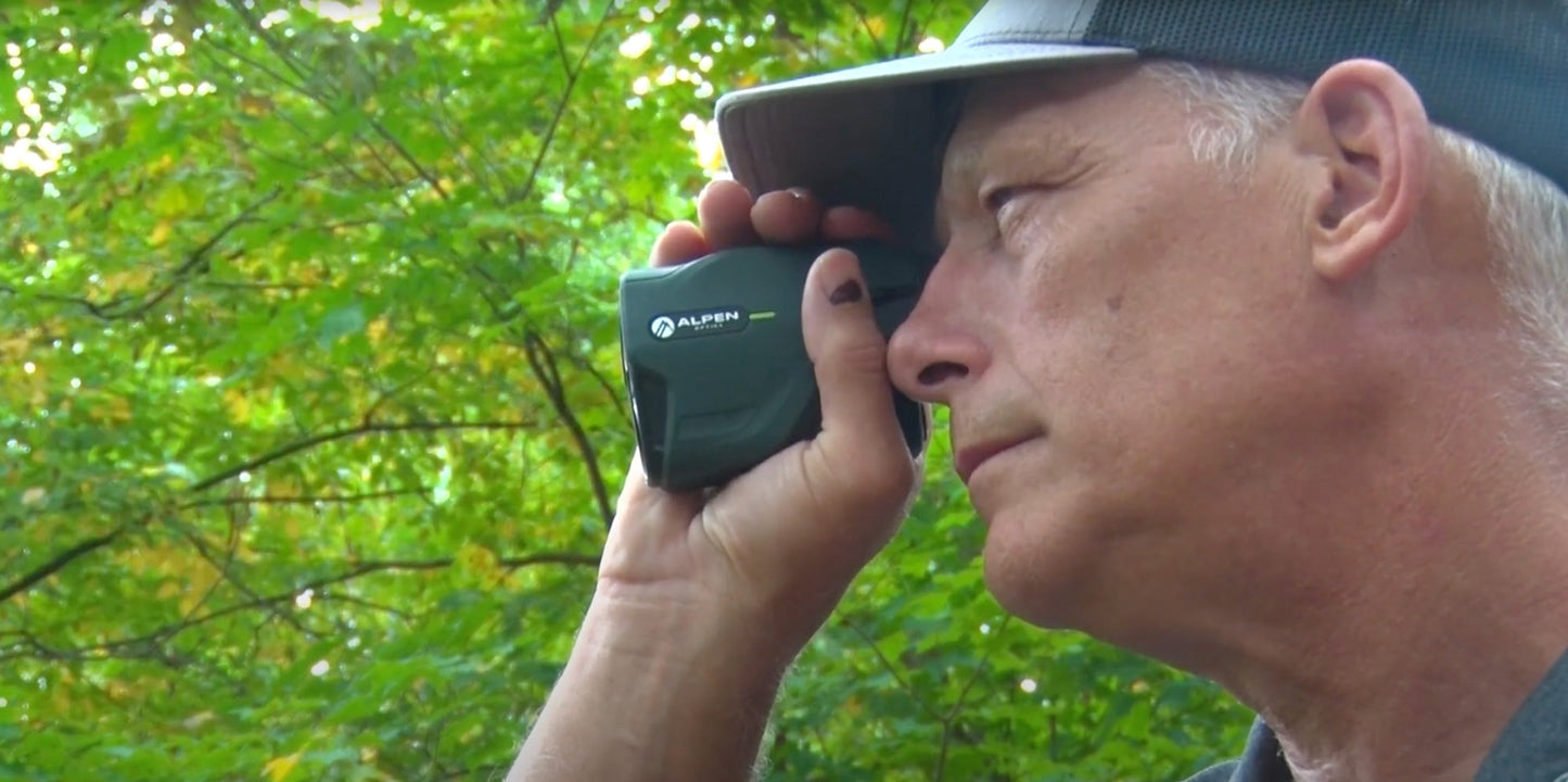 Alpen Crestone XP 7x24 OLED Laser Rangefinder — Compact Rangefinder for Hunting, Golf, and Distance Measuring