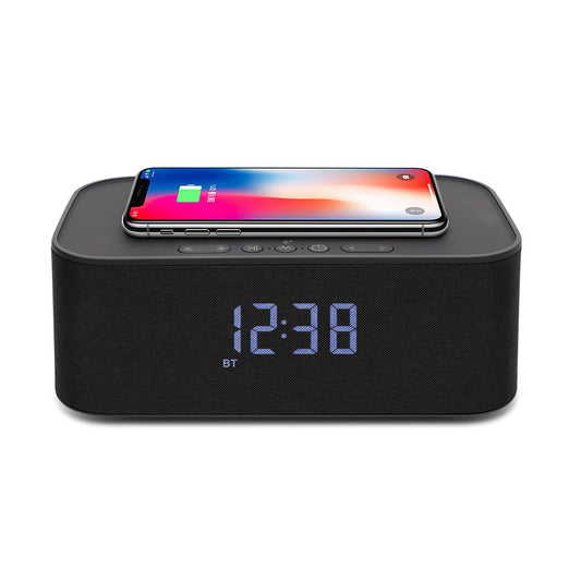Explore Scientific Clock with BT Speaker and Wireless Charger – BCC1001