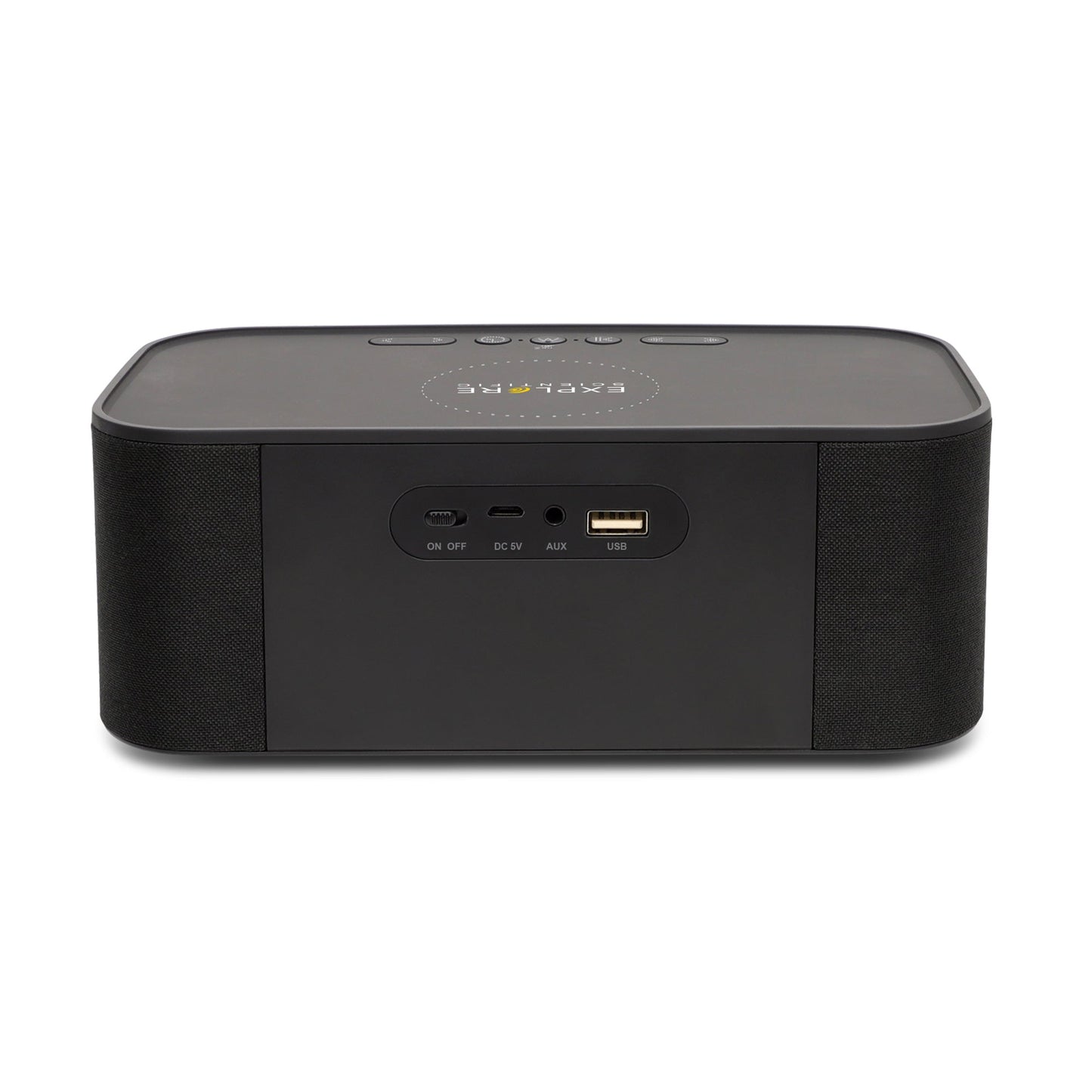 Explore Scientific Clock with BT Speaker and Wireless Charger BCC1001