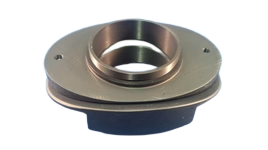 Rear angle of DayStar IECC C mount interference eliminator showing mount connection – solar telescope glare reduction filter for beginner sun imaging