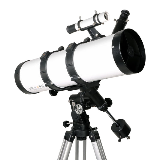 Explore Scientific 114mm (ES-ON11450) & 134mm (ES-ON13465) Newtonian Reflector Telescope – Equatorial Mount, Deep-Sky Imaging, Moon & Planet Observation