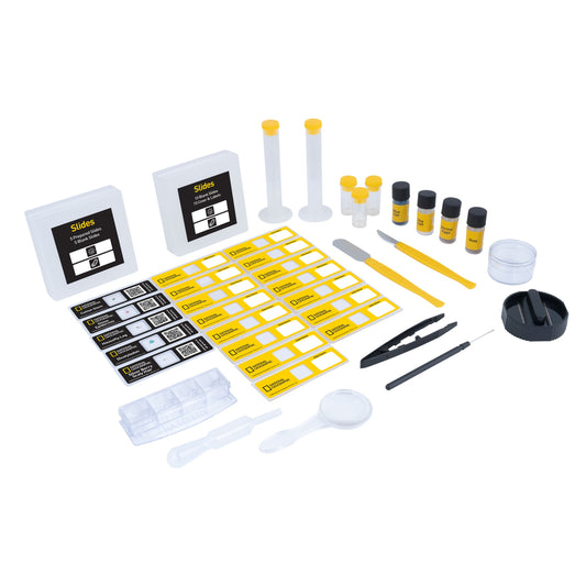 National Geographic 40x-400x Inverted Microscope — Student Microscope with Full Accessory Kit | Telescope Wolves