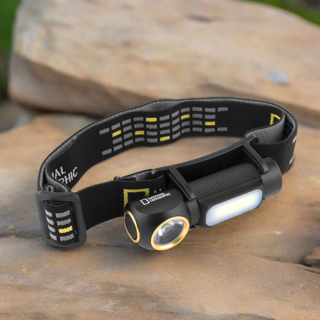 National Geographic LED Headlight Rechargeable 80‑82000 – Hands-Free Outdoor Light