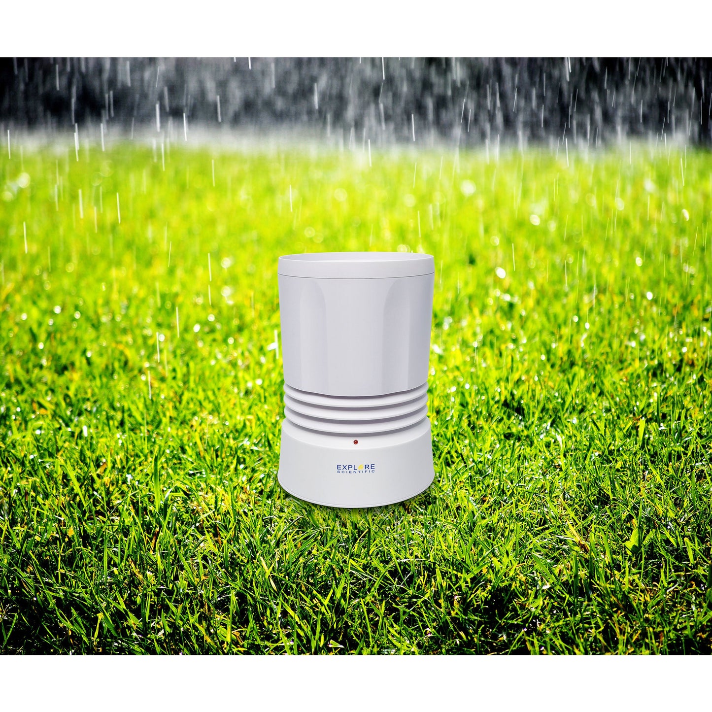 Wireless Rain Gauge with Outdoor Temperature