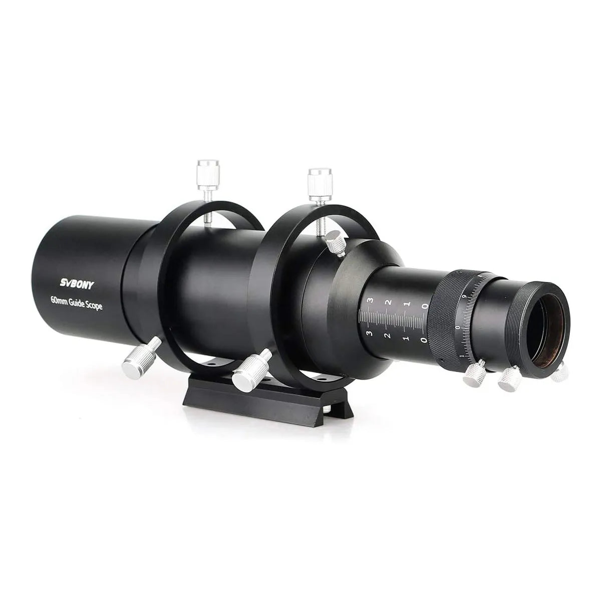 SVBONY SV106 50mm guide scope with helical focuser F9177A ideal for beginner astrophotography providing smooth precise helical focusing and reliable autoguiding for sharp accurate long exposure imaging of deep sky objects nebulae and galaxies — Telescope Wolves