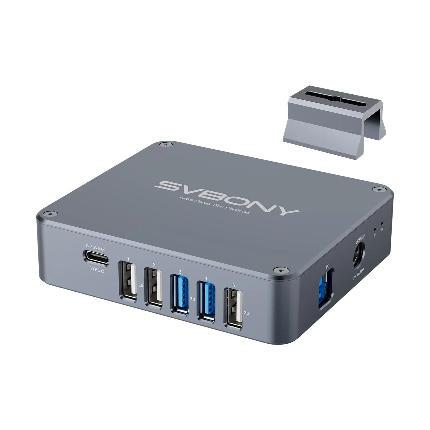 SVBONY SV241PRO DC power box and USB hub W9193B ideal for beginner astrophotography powering telescope accessories cameras focusers and dew heaters from one central organized power source — Telescope Wolves