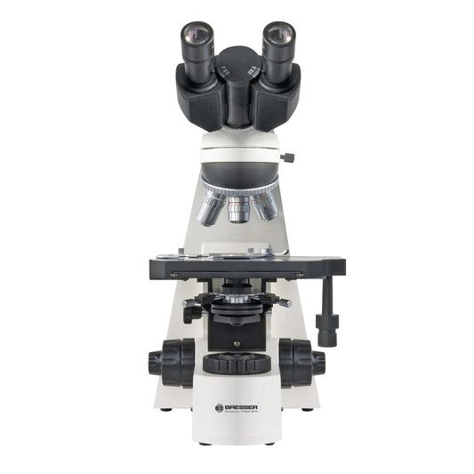 Bresser Science TRM 301 Professional Trinocular Microscope 40x–1000x — Research Microscope with Camera Port for Imaging and Documentation