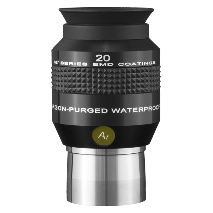 Explore Scientific 52° Argon‑Purged 1.25" Eyepiece Series – Multiple Focal Lengths (3 mm, 4.5 mm, 6.5 mm, 10 mm, 15 mm, 20 mm, 25 mm, 30 mm, 40 mm)