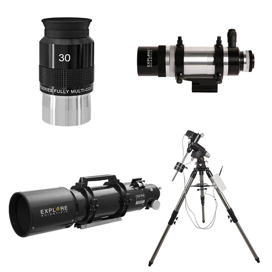 Explore Scientific ED102-FCD100 Series Air-Spaced Triplet Telescope CF Combo FCD100-10207-CF-CMBO