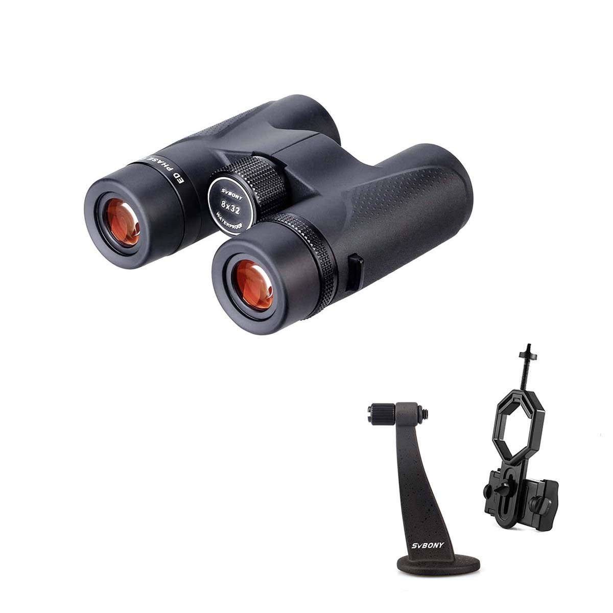 SV202 8x32ED Binoculars Extra-Low Dispersion Bak4 Waterproof Fogproof for Bird Watching