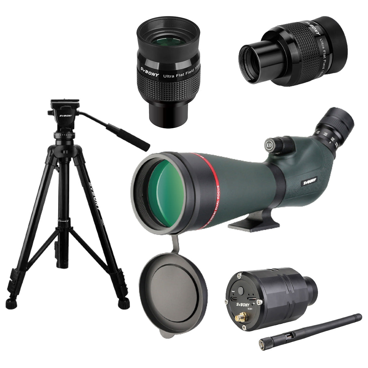 SV406P 20-60X80 ED Spotting Scope with WIFI Camera Birding Photography for Birding Festival