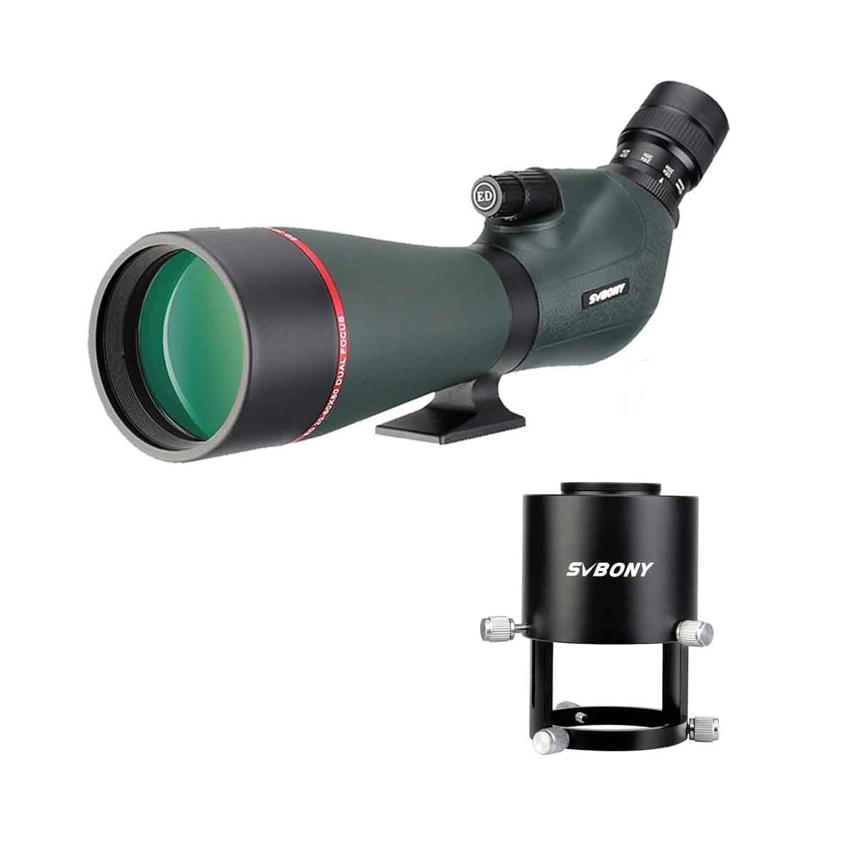 SV406P 20-60X80 ED Spotting Scope for Camera Birding Photography