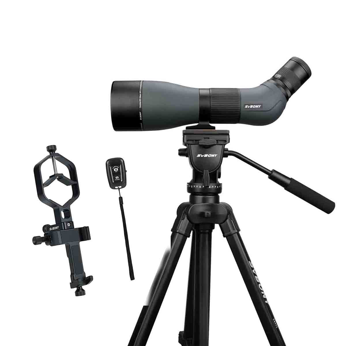 SA401 20-60x85 APO Spotting Scope SA402 Hydraulic Gimbal Tripod