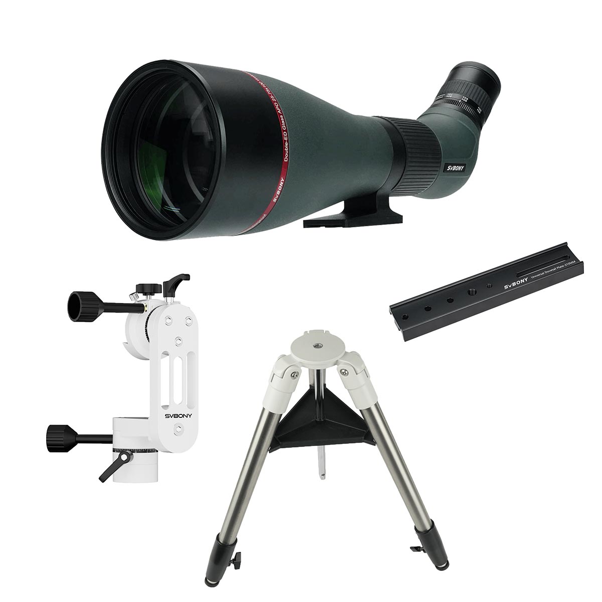 SA401 25-75X100 APO Spotting Scope Birding Camera Telephoto for WMBD Festival