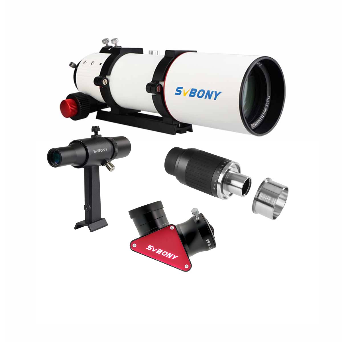 SVBONY SV550 80 APO Triplet Refractor Set for Visual Observation