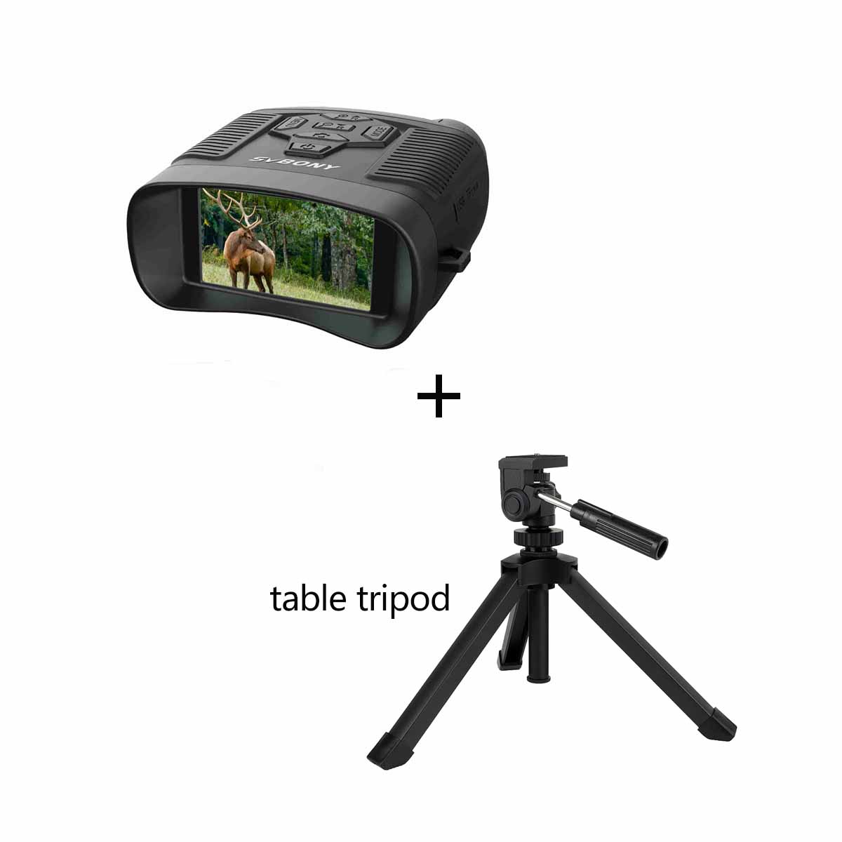 SA206 Night Vision Goggles Binoculars 4K Digital Infrared for Hunting, Bird Watching, Wildlife Observation, Night Fishing Camping