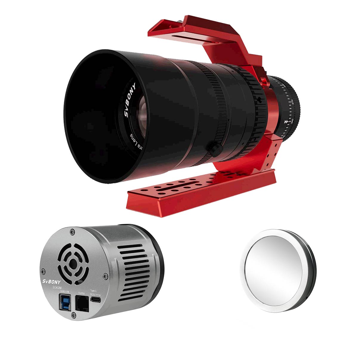 SV555 Astrophotography Telescope APO 54mm f/4.5 Astrograph Camera Lens - CMOS Camera