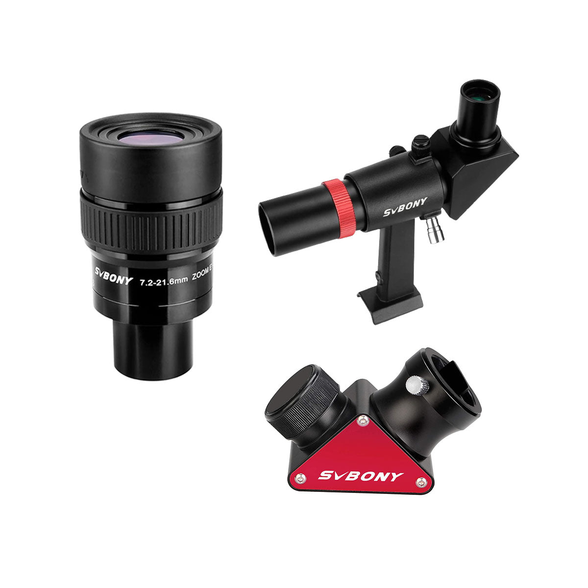 SVBONY SV191 Zoom Telescope Eyepiece Super Wide Angle Black 1.25inch