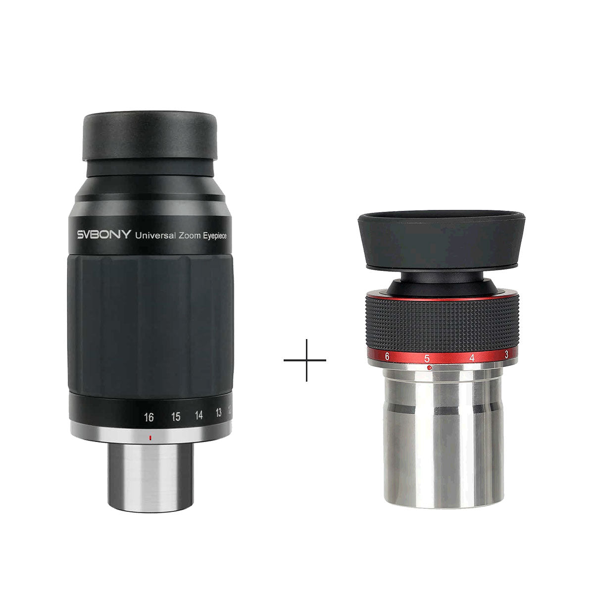 SV245 Zoom Eyepiece 8-16mm FOV 63° Parfocal & ClickStop Design for Visual Planetary Observation,Binoviewing