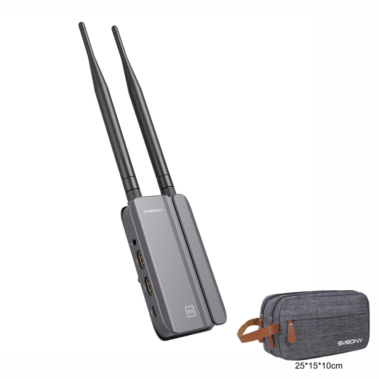 TransAir3 Wireless Video Transmission System 0.06s Latency 1080P HD Sender Extender for Streaming, Presentations, Big-screen entertainment