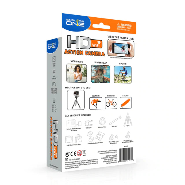Explore One HD WiFi Action Camera 88-83007