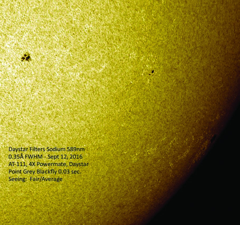 Daystar DSZSD Quark Sodium D line filter "Eyepiece"