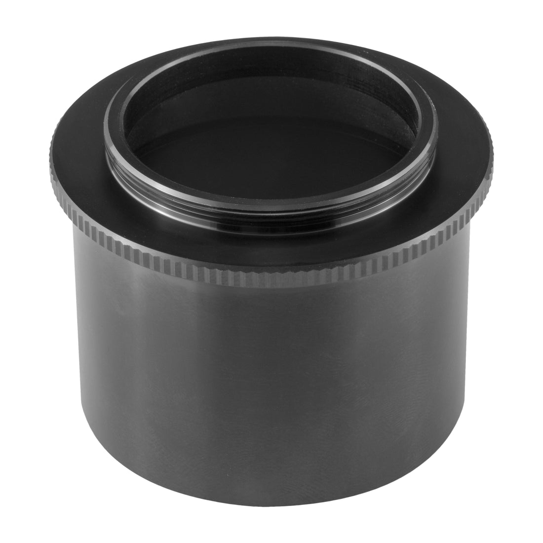 Telescope camera adapter with T2 thread for connecting a DSLR or mirrorless camera to a telescope focuser