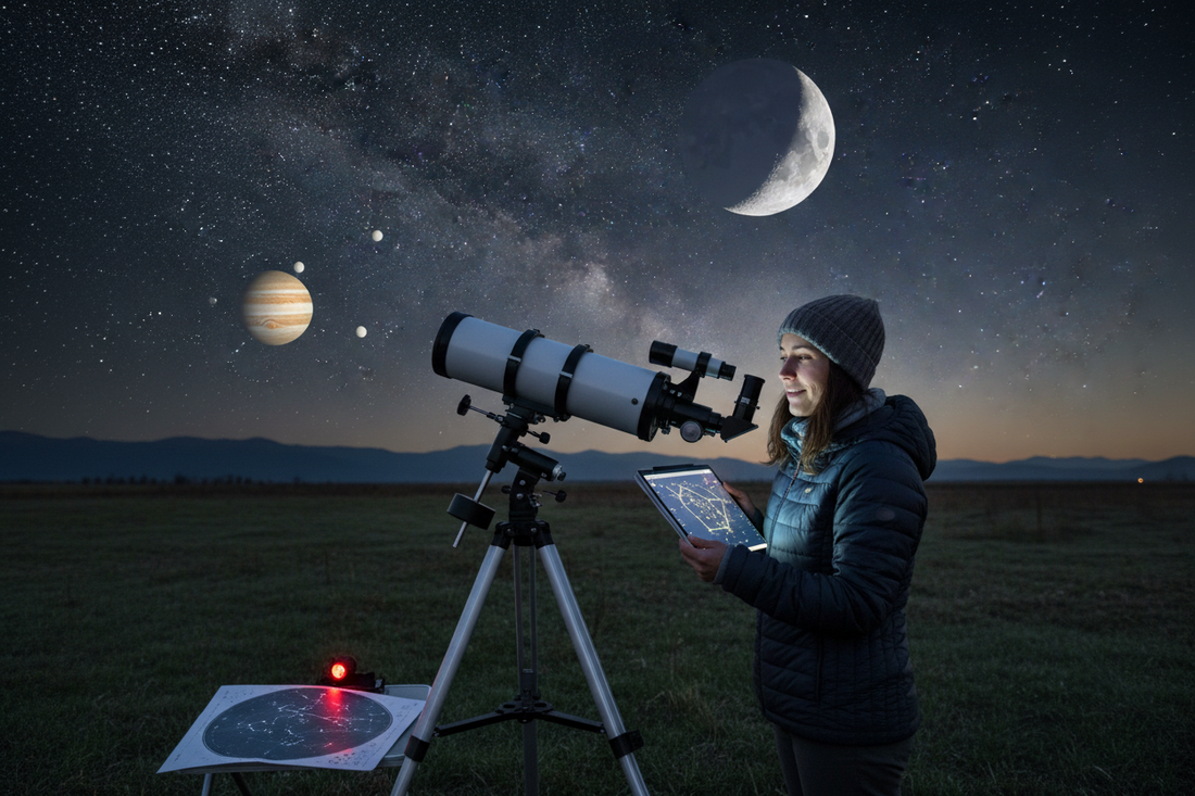 Beginner Stargazing: How to Track Planets and Stars with Your Telescope