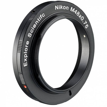 Explore Scientific Camera-Ring M48x0.75 for Nikon 510384