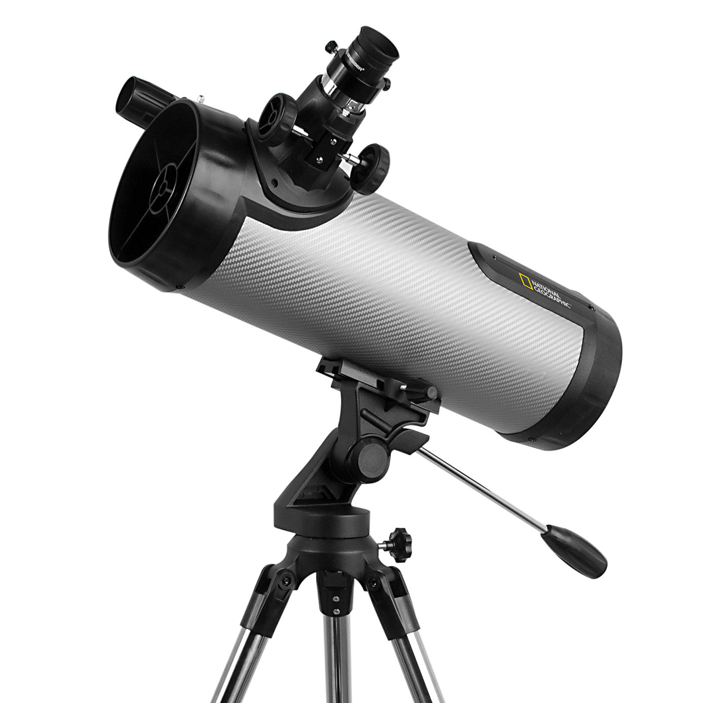 National Geographic NT114CF 114mm Reflector Telescope 80-20114 – Beginner Astronomy Telescope with Smartphone Adapter