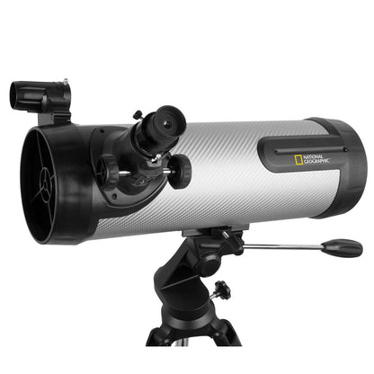 National Geographic NT114CF 114mm Reflector Telescope 80-20114 – Beginner Astronomy Telescope with Smartphone Adapter