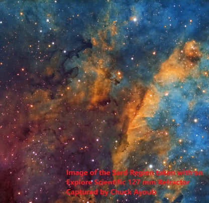 Explore Scientific FCD100 Series 127mm f/7.5 Aluminum Air-Spaced Triplet ED APO Refractor Telescope FCD100-127075-02