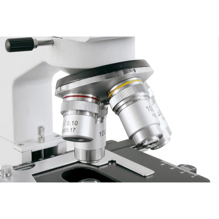 Bresser Bino Researcher II Binocular Microscope 40x–1000x — Dual-Eyepiece Microscope for Students and Home Labs