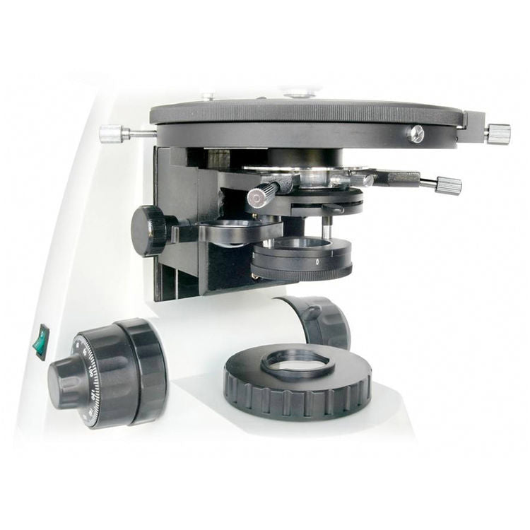 Bresser Science MPO 401 Polarized Light Microscope — Geology Microscope for Minerals, Crystals, and Petrography