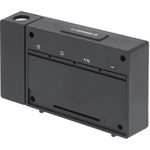 Explore Scientific Projection Radio Clock with Weather Sensor – Black (RPW3008CM3000)