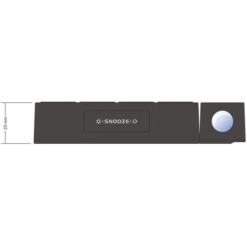 Explore Scientific Projection Radio Clock with Weather Sensor – Black (RPW3008CM3000)