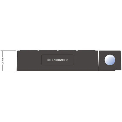 Explore Scientific Projection Radio Clock with Weather Sensor – Black (RPW3008CM3000)