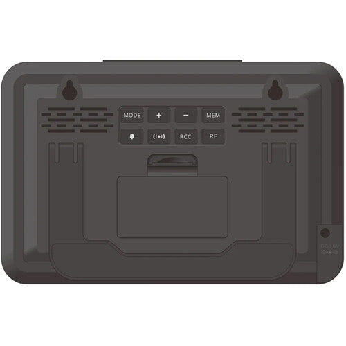 Explore Scientific Large‑Display Radio Weather Station – Black (WSH4002CM3000)