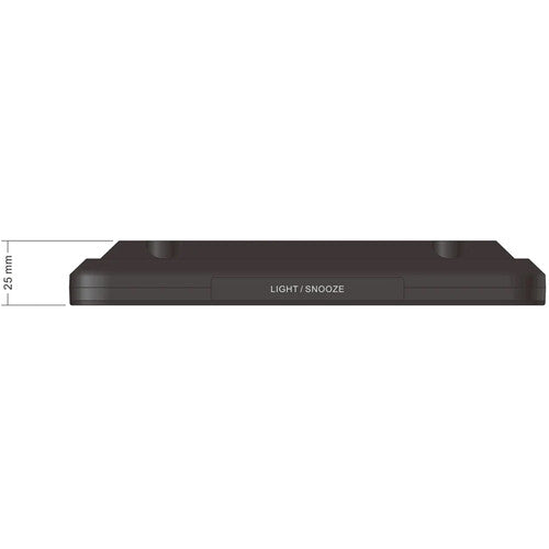 Explore Scientific Large‑Display Radio Weather Station – Black (WSH4002CM3000)