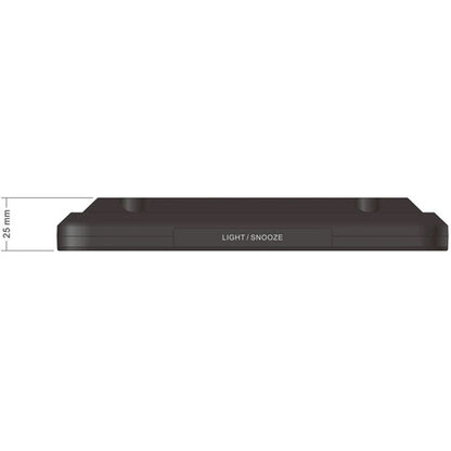 Explore Scientific Large‑Display Radio Weather Station – Black (WSH4002CM3000)