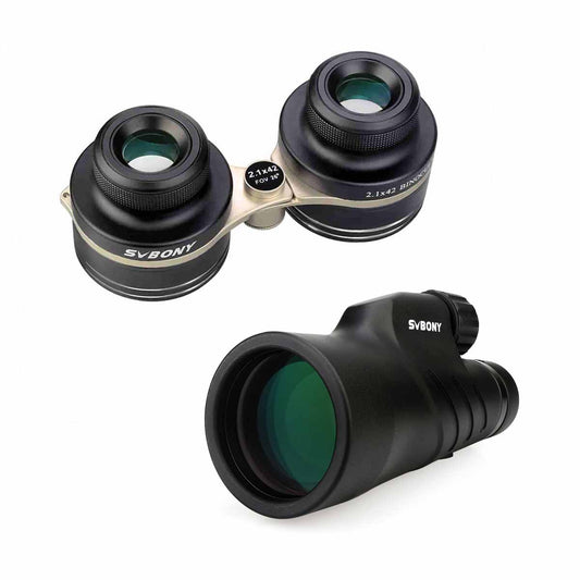 SV407 Super Wide Binoculars-SV45 HD Monocular for Father's & Kids Gifts