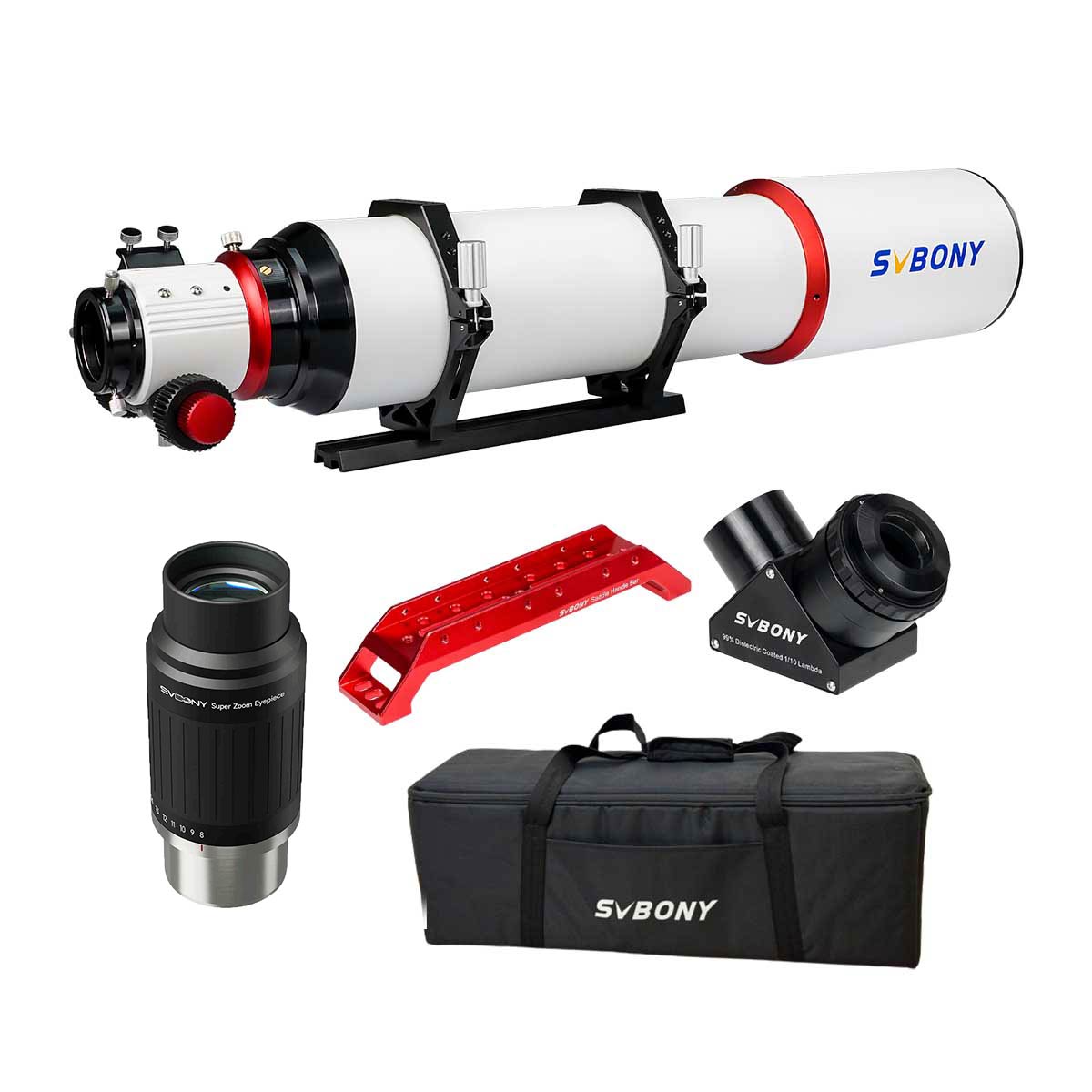 SV550 122 Triplet APO Telescope Set For Astronomical Visual Observation
