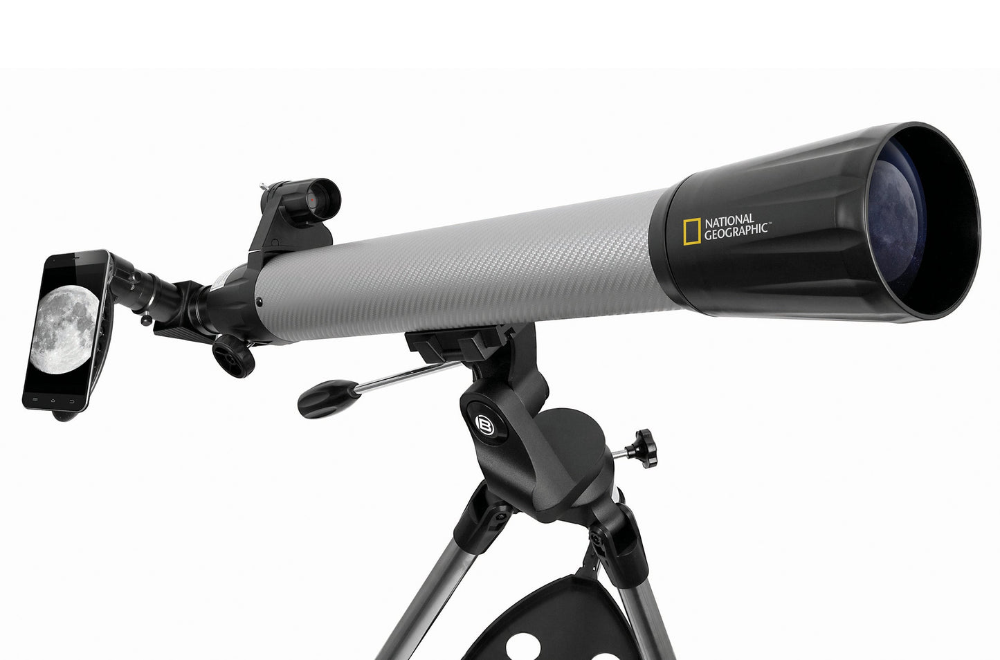 National Geographic 70mm Refractor Telescope 80-40071CF – Beginner Telescope with Adjustable Tripod & Smartphone Adapter