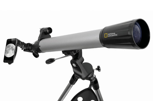 National Geographic 70mm Refractor Telescope 80-40071CF – Beginner Telescope with Adjustable Tripod & Smartphone Adapter