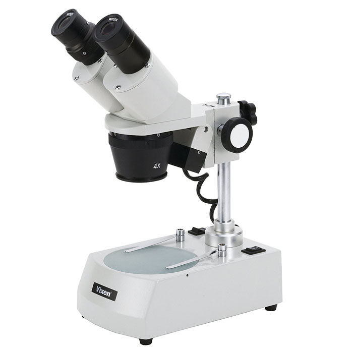 Vixen SL-40N Stereo Microscope 20×/40× Dual LED — Dual-Magnification Stereo Microscope for Inspection and Education | Telescope Wolves